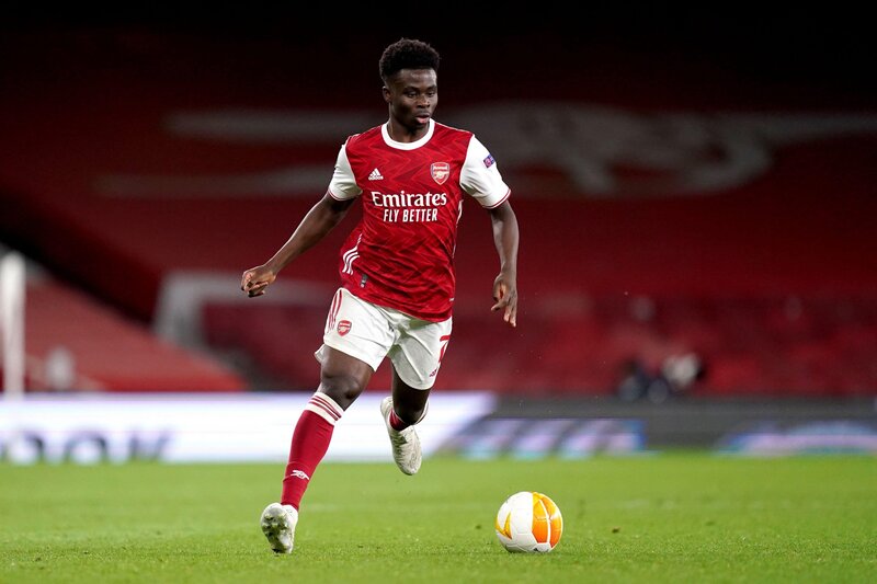 Bukayo Saka có khả năng ghi bàn ấn tượng